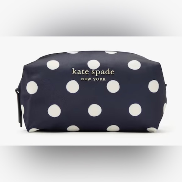 Kate spade Everything Puffy Sunshine Dot Medium Cosmetic Case - Picture 1 of 11